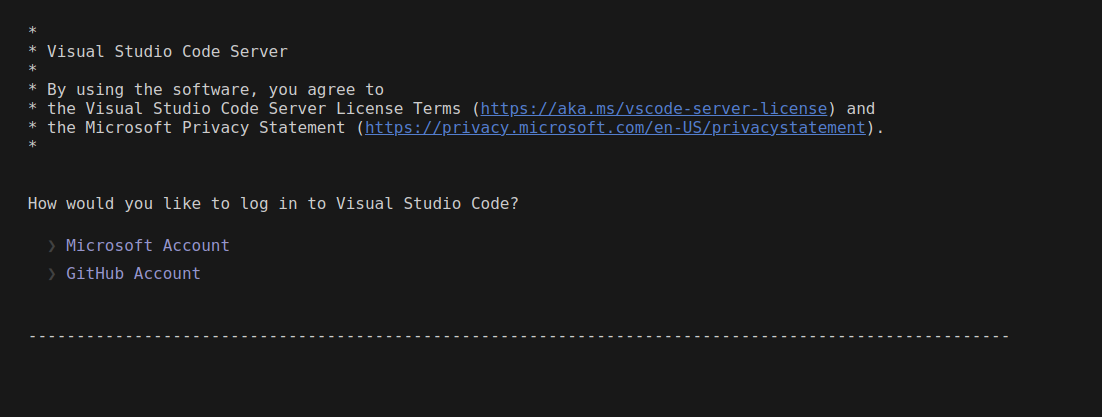 Open Gateway prompt